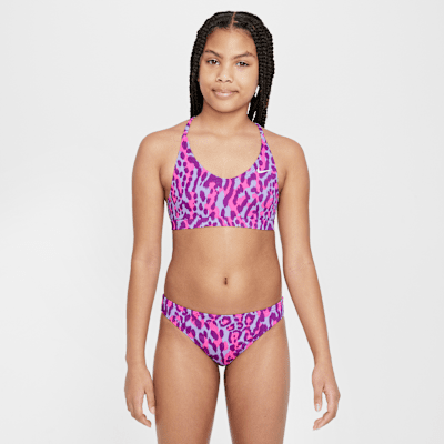Nike Swim Big Kids' (Girls') Lace-Up Bikini Set. Nike.com
